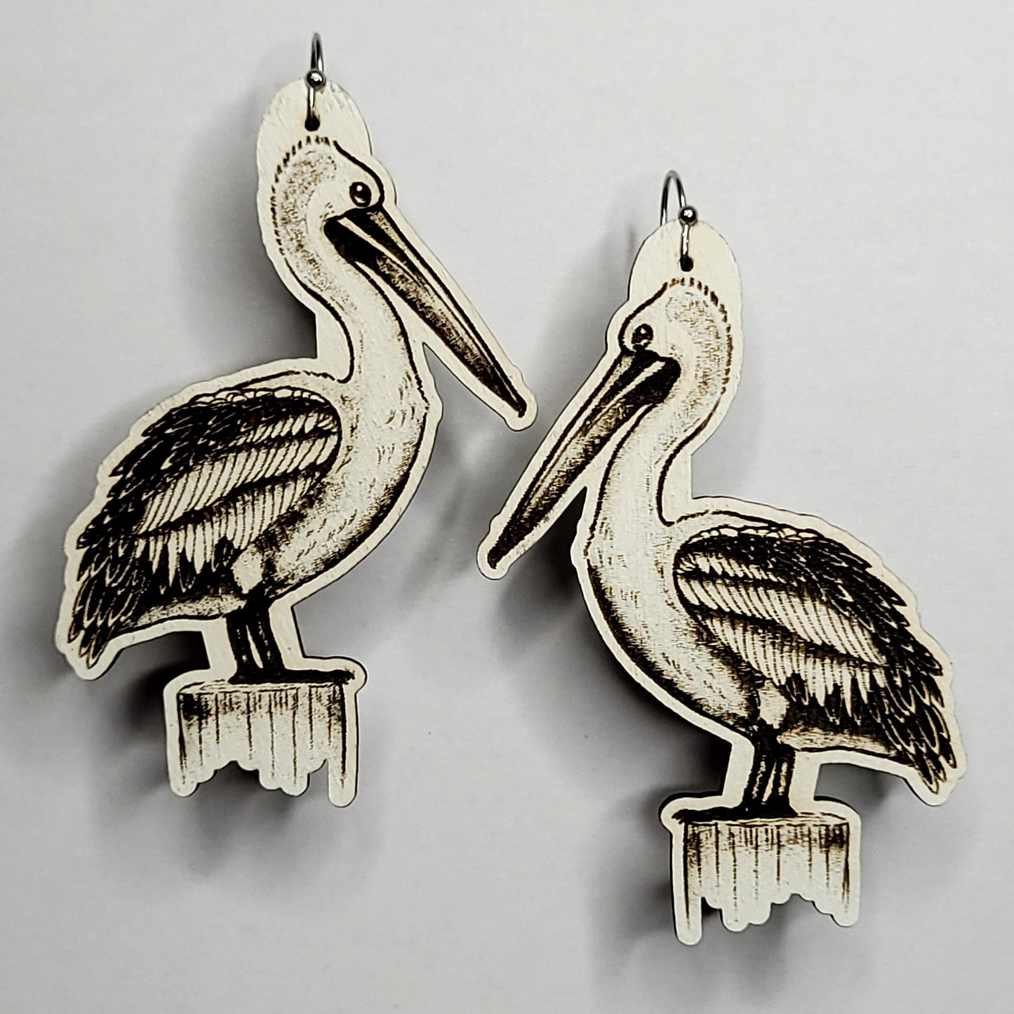 Perched Pelican