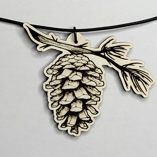 Perched Pine Cone