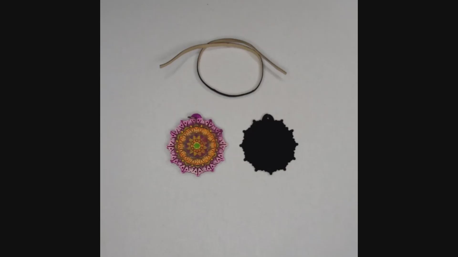 Video tutorial for DIY velvet backing and sides, for our Necklaces